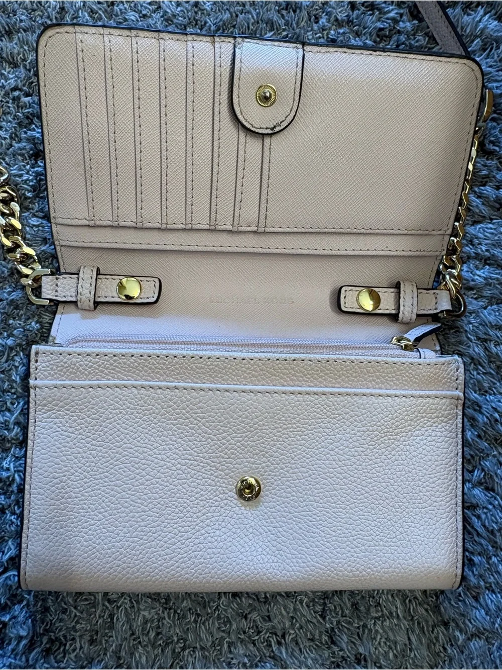 Michael Kors Tan Crossbody with Gold Logo Accent